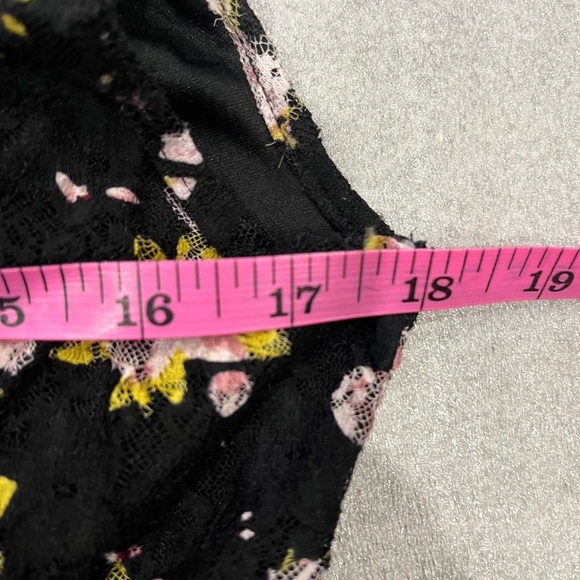 [XL]Anna Bella Vintage Floral Lace Lined Asymmetrical Midi Sleeveless dress - Picture 10 of 12